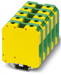 Schutzleiter-Reihenklemme, Schraubanschluss, 16-50 mm², 1-polig, 8 kV, gelb/grün, 443078