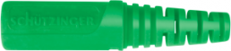 4 mm Kupplung, Lötanschluss, 2,5 mm², grün, KU 09 L NI / GN