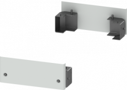 SIVACON, Sockel, für Schränke mit front- und rückseitiger Tür, H: 100 mm, 8MF10402CR
