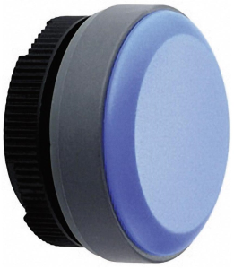 Leuchtvorsatz, beleuchtbar, Bund rund, blau, Einbau-Ø 22.3 mm, 1.74.508.001/2600