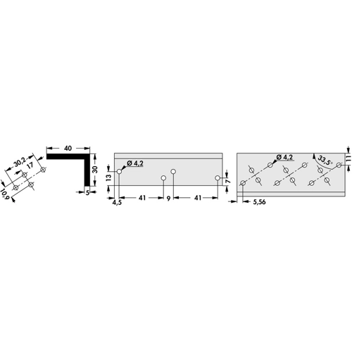 WP 4030 100 SA Fischer Elektronik Kühlkörper Bild 2