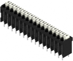 Leiterplattenklemme, 16-polig, RM 3.5 mm, 0,13-1,5 mm², 12 A, Federklemmanschluss, schwarz, 1870510000