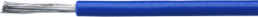 PVC-Schaltlitze, hochflexibel, LiYv, 0,25 mm², AWG 24, blau, Außen-Ø 1,3 mm