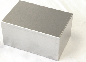 Aluminium Gehäuse, (L x B x H) 152 x 102 x 76 mm, natur, 1444-643