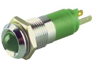 LED-Signalleuchte, 24 V (DC), 70 mcd, Einbau-Ø 14 mm, RM 7.2 mm, LED Anzahl: 1