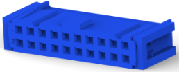 Buchsengehäuse, 20-polig, RM 2.54 mm, gerade, blau, 2-1658527-3