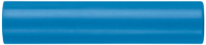 Ø 4 mm Verbindungskupplung, 30 VAC/60 VDC, blau