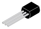 Bipolartransistor, PNP, 100 mA, 45 V, THT, TO-92, BC557B