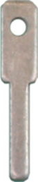 Flachstecker, 2,8 x 0,8 mm, L 14 mm, unisoliert, gerade, 17486.123.025