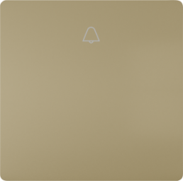 DELTA style gold Wippe mit Symbol Glocke 68x68mm,5TG71410MG10