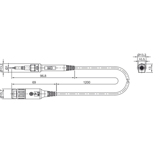 68.9366-12028 Stäubli Electrical Connectors Prüfspitzen, Tastköpfe Bild 2