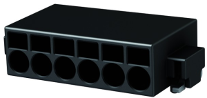 Steckverbinder, 2-polig, RM 2.54 mm, abgewinkelt, schwarz, 14010213102000