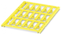 Polycarbonat Kabelmarkierer, beschriftbar, (L x B) 24 x 4 mm, max. Bündel-Ø 5 mm, gelb, 1014083