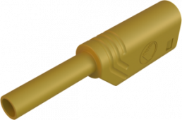 2 mm Stecker, Lötanschluss, 0,5-1,0 mm², CAT III, gelb, MST S WS 30 AU GE