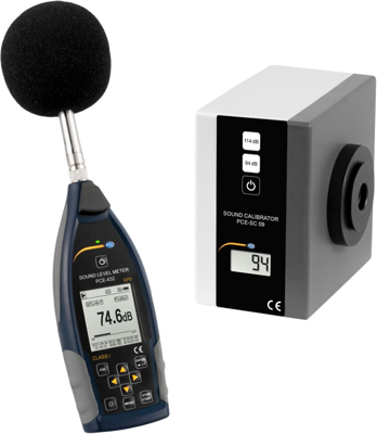 PCE-432-SC 09 PCE Instruments Luxmeter, Schallpegelmesser, Magnetfeldtester Bild 1