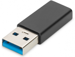 Adapter, USB-Buchse Typ C 3.0 auf USB-Stecker Typ A 3.0, AK-300524-000-S