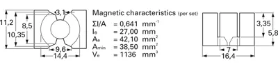 B65885A0000R097 TDK (EPCOS) Ferrite cores Image 2