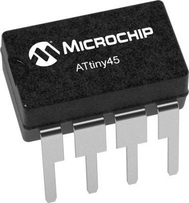 ATTINY45-20PU Microchip Microcontroller