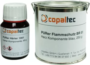 PURER FLAMMSCHUTZ BR 51 BLAU copaltec Dichtmassen, Vergussmassen