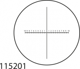 Messskala für Präzisions-Skalenlupe, 23 mm, 115201
