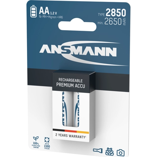 5035202 Ansmann Rundzellen-Akkus, 9V-Block-Akkus Bild 2