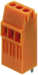 Leiterplattenklemme, 2-polig, RM 3.5 mm, 0,08-2,08 mm², 10 A, Schraubanschluss, orange, 1716710000
