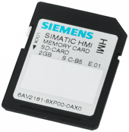 SIMATIC HMI SD-Speicherkarte 2 GB, Indoor TIA Portal V11 oder höher, 6AV21818XP000AX0