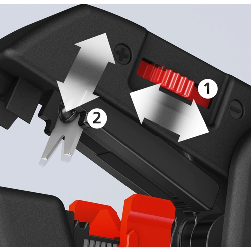 12 62 180 Knipex Abisolierzangen, Abmantelungswerkzeuge Bild 5
