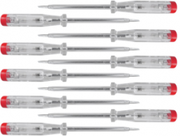 VDE Spannungsprüfer, 0,7 mm, Schlitz, KL 110 mm, L 196 mm, 4-344-VDE-VE10