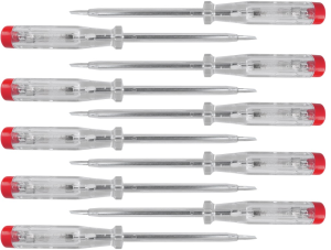 VDE Spannungsprüfer, 0,7 mm, Schlitz, KL 110 mm, L 196 mm, 4-344-VDE-VE10
