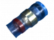Stoßverbinder mit Wärmeschrumpfisolierung, rot, 20.5 mm