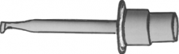 Feinst-Klemmprüfspitze, gelb, max. 2 mm, L 55.5 mm, Lötanschluss, MJ-032 YELLOW