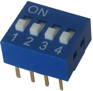 DIP-Schalter, 2-polig, gerade, 25 mA/24 VDC, DX9A02G