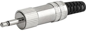 2.5 mm Klinkenstecker, 2-polig (mono), Lötanschluss, Metall, 4831.1200