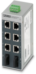 Ethernet Switch, unmanaged, 8 Ports, 100 Mbit/s, 24 VDC, 2891314