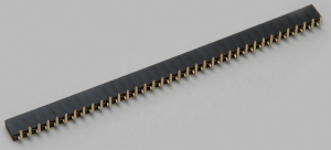 Buchsenleiste, 36-polig, RM 2.54 mm, abgewinkelt, schwarz, 10120806