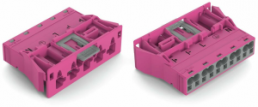 Stecker, 5-polig, Snap-in, Federklemmanschluss, 0,5-4,0 mm², pink, 770-795/080-000