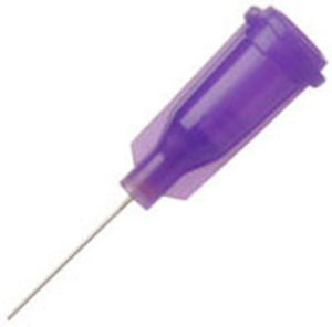 Dosiernadel, (L) 12.7 mm, violett, Gauge 30, Innen-Ø 0.15 mm, KDS3012P