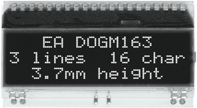EA DOGM163S-A DISPLAY VISIONS LCD-Module