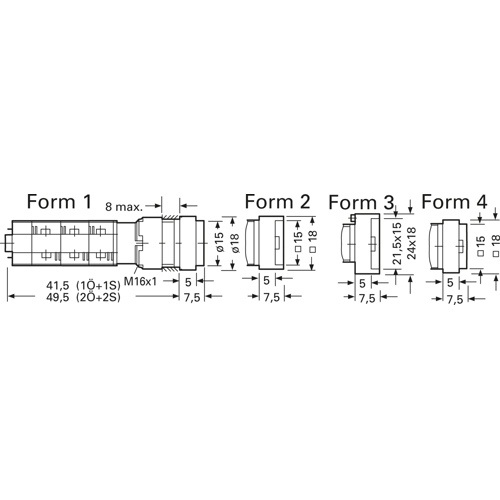 1.15.108.256/0000 RAFI Druckschalter Bild 2
