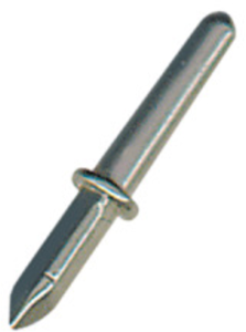 Steckerstift Ø 1,3 mm für Leiterplatten, 16,2 mm lang, versilbert