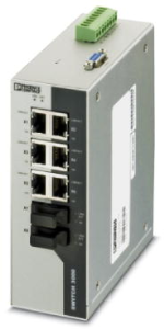 Ethernet Switch, managed, 8 Ports, 100 Mbit/s, 24 VDC, 2891060