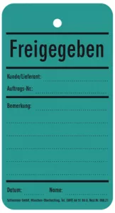 088.21 Schlemmer Prüfplaketten, Schilder und Bänder