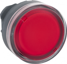 Drucktaster, tastend, Bund rund, rot, Frontring schwarz, Einbau-Ø 22 mm, ZB5AW34