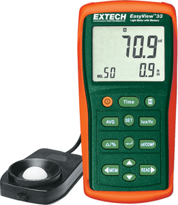 EXTECH EA33 LIGHT METER WITH MEMORY