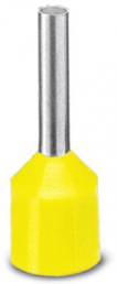 Isolierte Aderendhülse, 6,0 mm², 23 mm/12 mm lang, DIN 46228/4, gelb, 3201945
