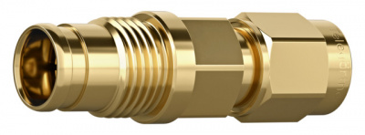 Koaxial-Adapter, 50 Ω, 3,5-Stecker auf 1,5/3,5-Buchse, gerade, 100025572