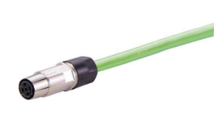 Sensor-Aktor Kabel, M12-Kabeldose, gerade auf offenes Ende, 4-polig, 1 m, PUR, grün, 0948C300004010