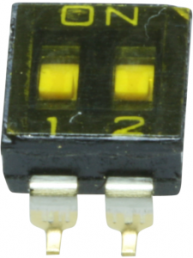 DIP-Schalter, 2-polig, gerade, 25 mA/24 VDC, IKD0203000