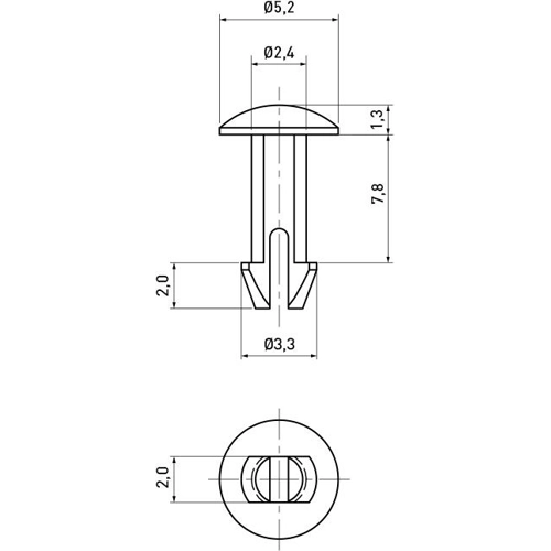 072.11.078 Ettinger Nieten, Dübel Bild 2